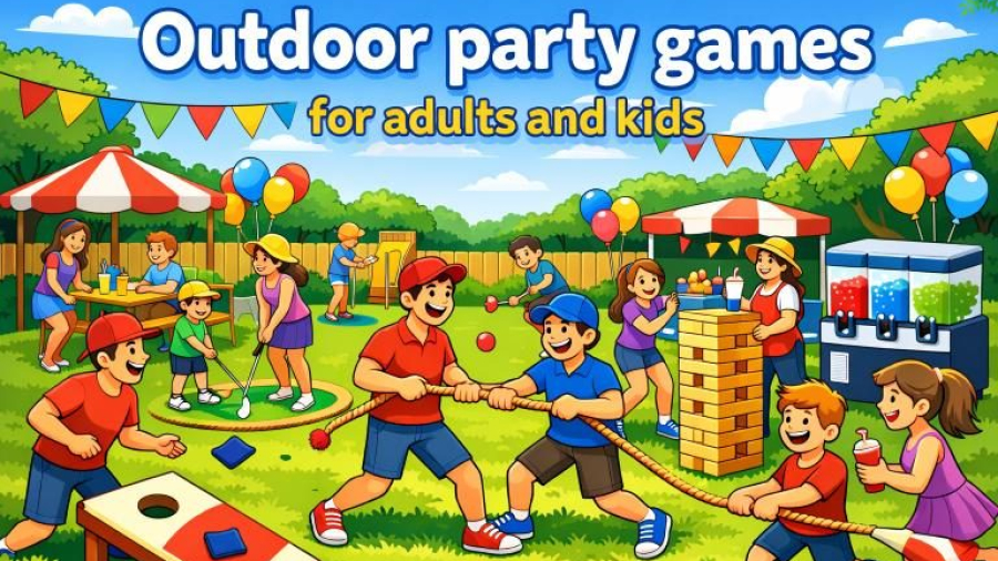 Hilarious Outdoor Party Games for Adults & Kids