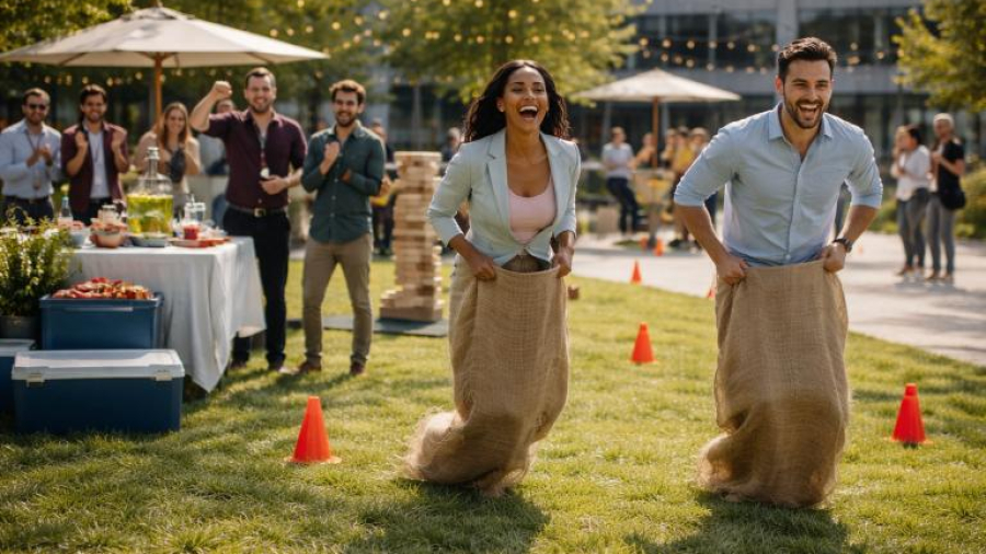 team building games